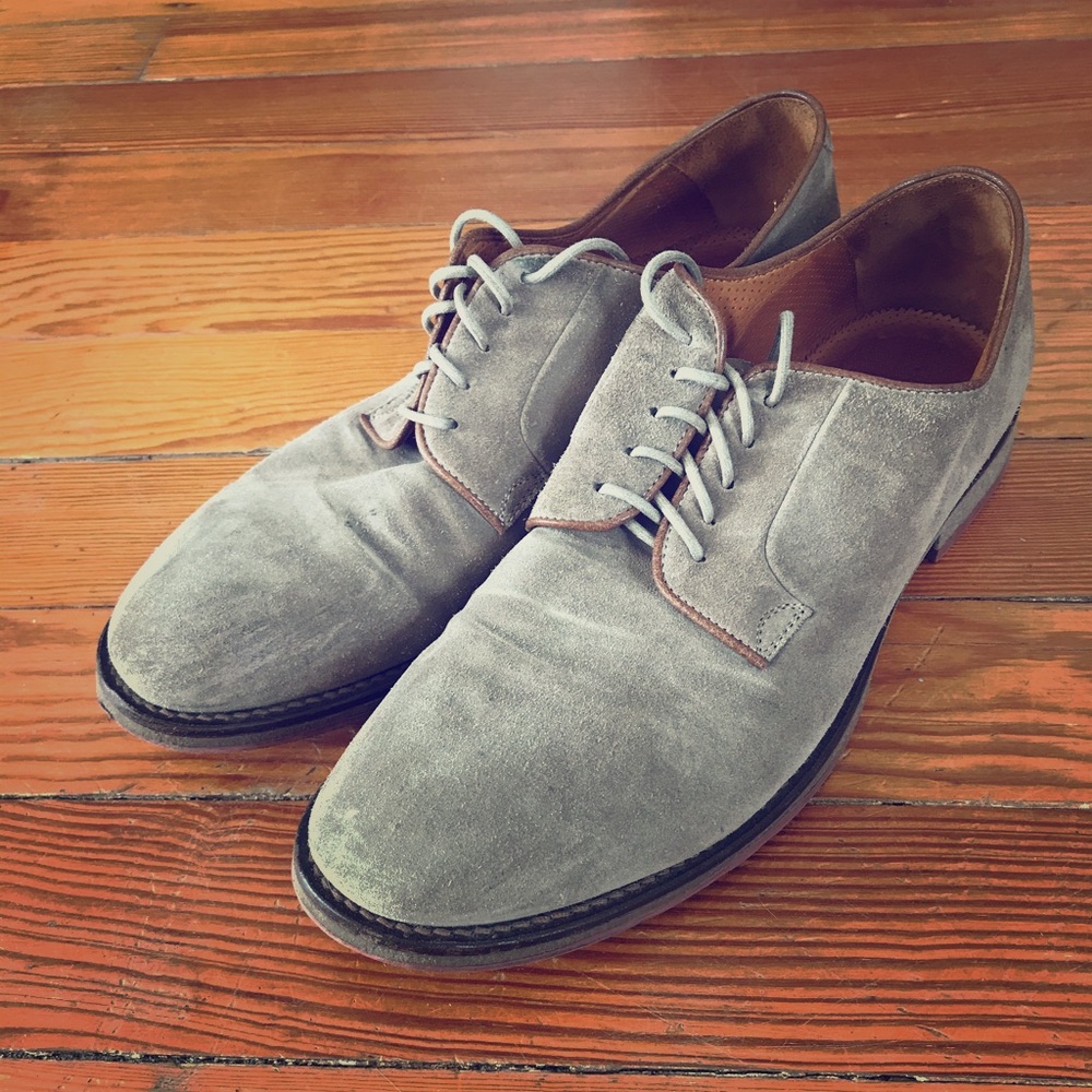 To Boot New York Suede Oxfords.
